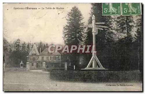 Ansichtskarte AK Environs d&#39Evreux La table de marbre