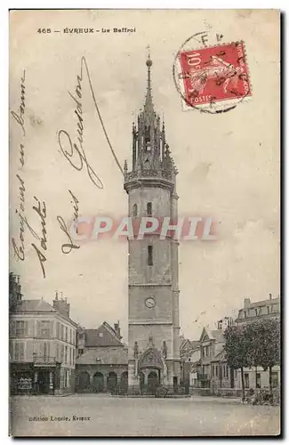 Cartes postales Evreux Le beffroi
