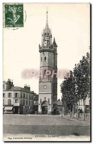 Cartes postales Evreux Le beffroi