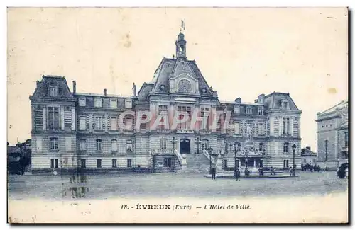Cartes postales Evreux L'hotel de ville