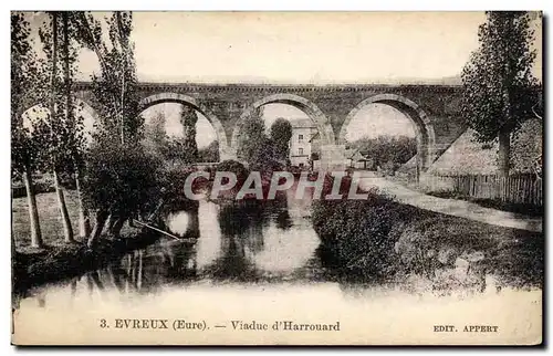 Cartes postales Evreux Viaduc d'Harrouard