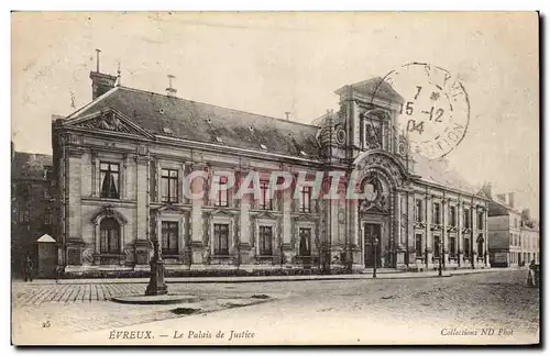 Cartes postales Evreux Le palais de justice