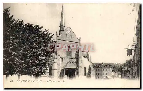 Ansichtskarte AK Les Andelys Le petit Andely L&#39eglise