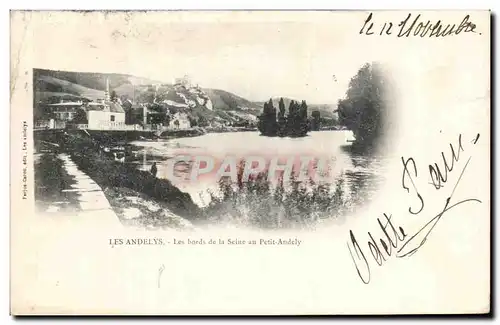 Cartes postales Les Andelys LEs bords de la Seine au Petit Andely