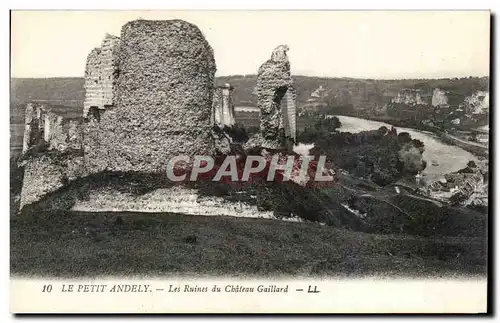 Ansichtskarte AK Le petit andely Les ruines du chateau gaillard