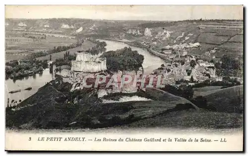 Ansichtskarte AK Les Andelys Le chateau Gaillard au Petit Andely