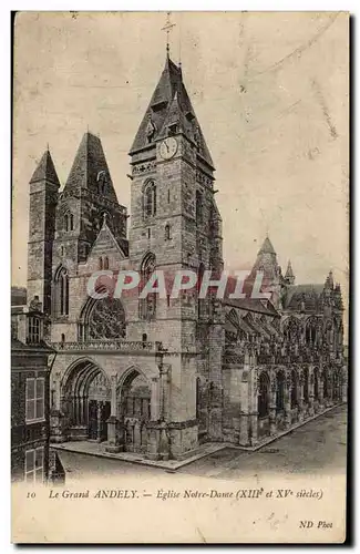 Cartes postales Le grand Andely Eglise Notre Dame