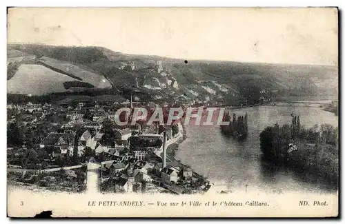 Ansichtskarte AK Le Petit Andely Vue sur la ville et le chateau Gaillard