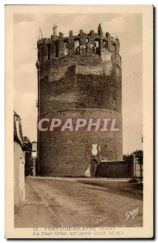 Ansichtskarte AK Verneuil sur Avre La tour GRise 12eme