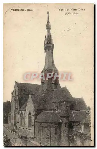 Ansichtskarte AK Verneuil sur Avre Eglise de Notre Dame (15eme)