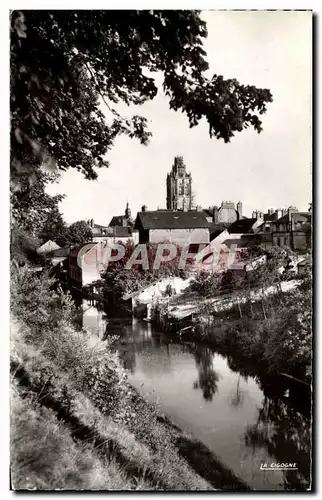 Moderne Karte Verneuil sur Avre Les fosses