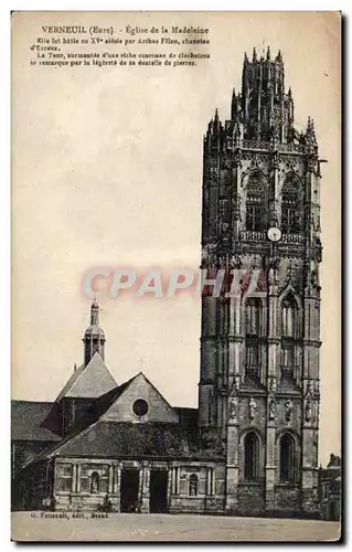 Cartes postales Verneuil sur Avre L'eglise de la Madeleine