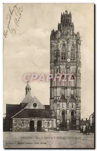 Cartes postales Verneuil sur Avre Tour et eglise de la Madeleine