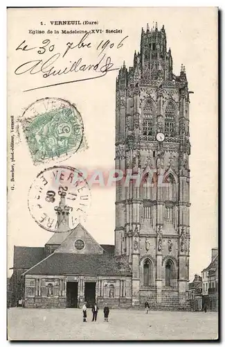 Cartes postales Verneuil sur Avre Eglise de la Madeleine