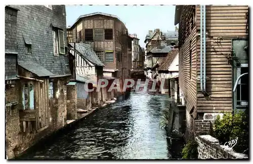 Cartes postales Pont Audemer Vieilles maisons sur la riviere