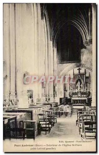 Cartes postales Pont Audemer Interieur de l&#39eglise Saint Ouen