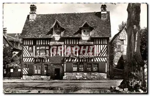 Cartes postales Pont Audemer Auberge du vieux puits et rue Notre Dame du Pre