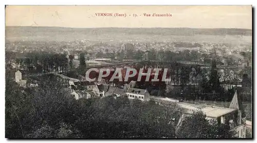 Cartes postales Vernon Vue d'ensemble