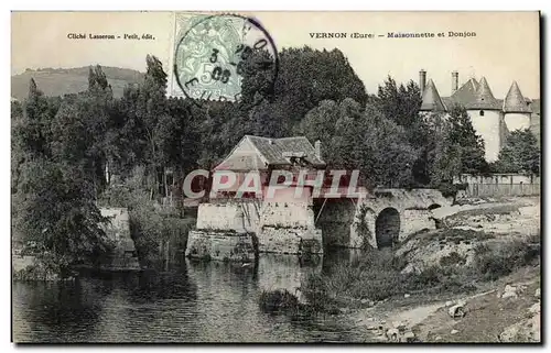 Cartes postales Vernon Maisonnette et donjon