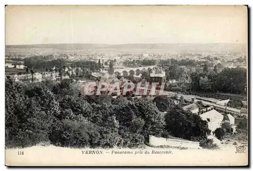 Cartes postales Vernon Panorama pris du reservoir