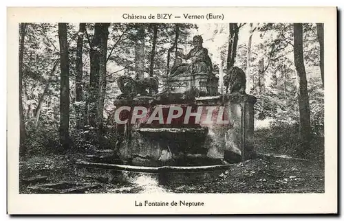 Cartes postales Vernon La fontained de Neptune