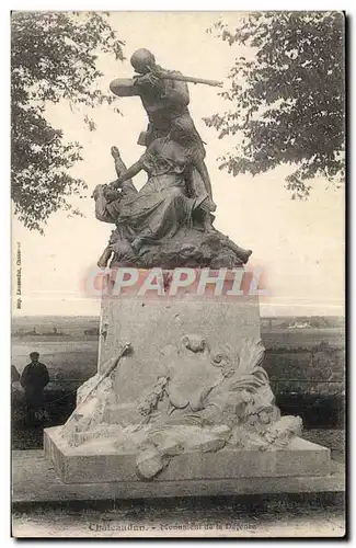 Ansichtskarte AK Chateaudun Monument de la Defense