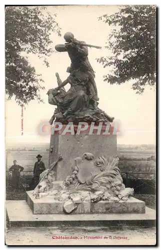 Ansichtskarte AK Chateaudun Monument de la Defense