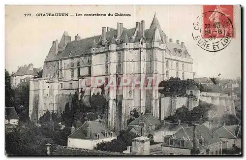 Cartes postales Chateaudun Les contreforts du chateau