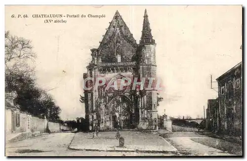 Cartes postales Chateaudun Portail du Champde