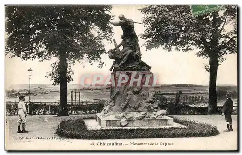 Cartes postales Chateaudun Monument de la defense