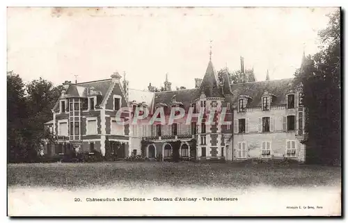 Cartes postales Chateaudun et environs Chateau d&#39Aulnay Vue interieure