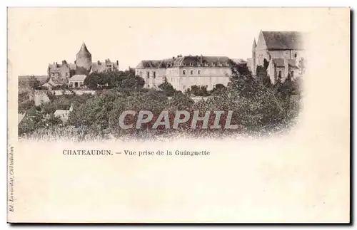 Cartes postales Chateaudun Vue prise de la guinguette