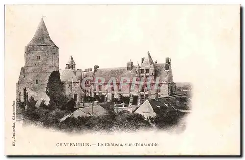 Cartes postales Chateaudun Le chateau vue d&#39ensemble