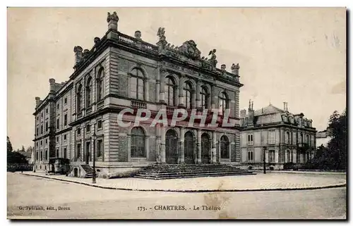 Cartes postales Chartres Le theatre