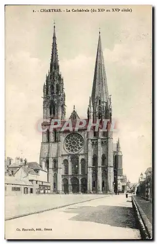 Cartes postales Chartres CAthedrale