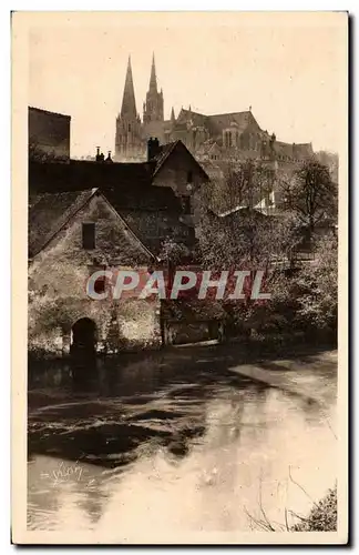 Ansichtskarte AK Chartres Matinee de printemps sur les bords de l&#39Eure