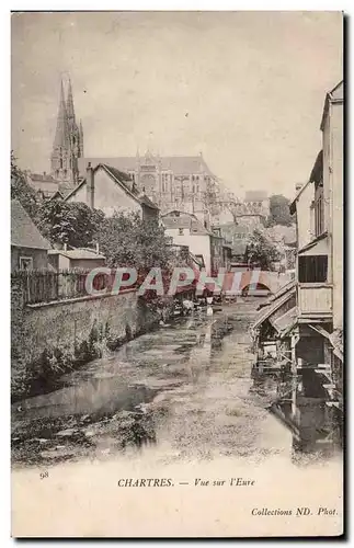 Cartes postales Chartres Vue sur L&#39Eure