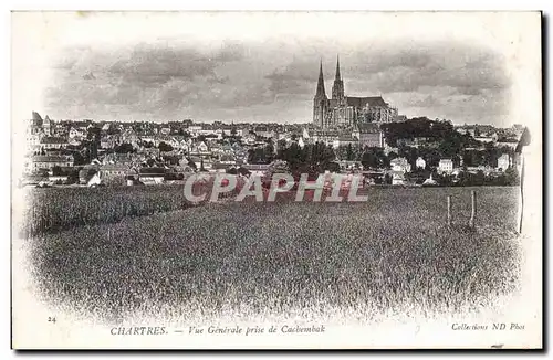 Ansichtskarte AK Chartres Vue generale prise de Cachembak