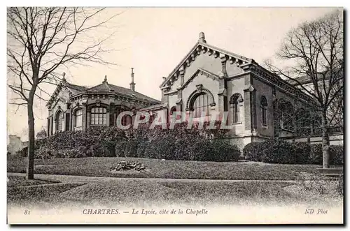 Cartes postales Chartres Le lycee cote de la chapelle