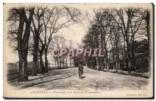 Ansichtskarte AK Chartres Promenade de la butte des Charbonniers