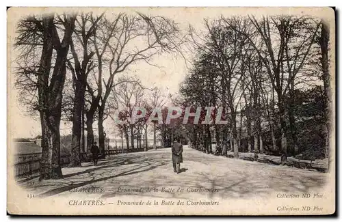 Cartes postales Chartres Promenade de la butte des Charbonniers