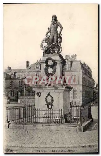 Cartes postales Chartres Statue de Marceau