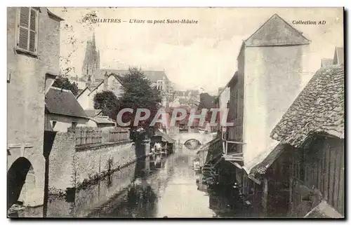 Ansichtskarte AK Chartres L&#39Eure au pont St Hilaire