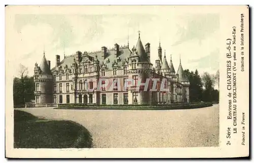 Ansichtskarte AK Environs de Chartres Le chateau d&#39Esclimont