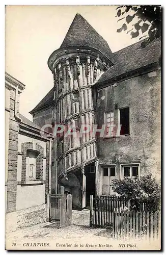 Cartes postales Chartres Escalier de la reine Berthe