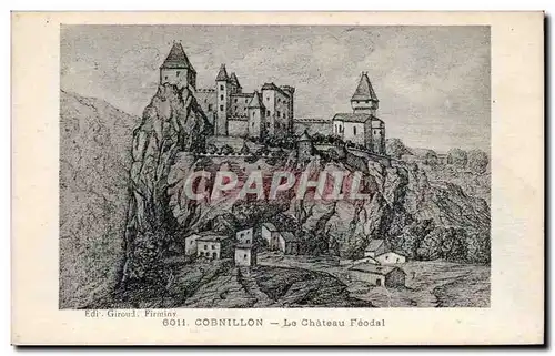 Cartes postales Cornillon Le chaetau feodal