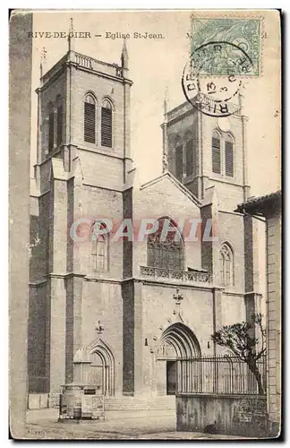 Cartes postales Rive de Gier Eglise St Jean