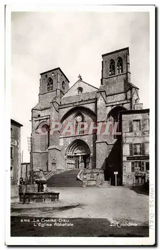 Cartes postales moderne La Chaise Dieu Facade de l&#39eglise abbatiale de St robert (14eme)