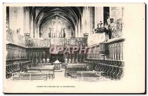 Cartes postales La Chaise Dieu Choeur de l&#39eglise