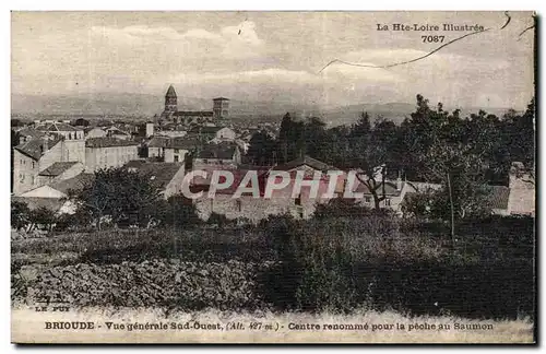 Cartes postales Brioude Vue generale Sud ouest Centre renomme pour la peche au saumon